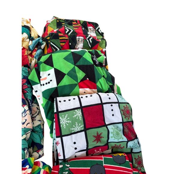 Lularoe TC2 Christmas leggings bundle Santa Christmas colorful 7 comfort - Picture 4 of 6